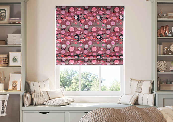 Interstellar, Nebula Pink - Roman Blind - Image 3